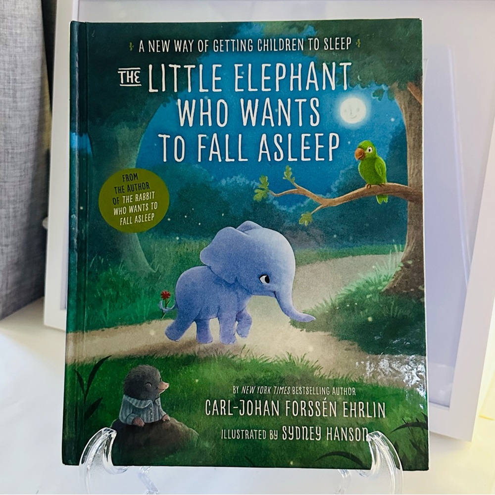 The Little Elephant Who Wants To Fall Asleep 🐘 Hardcover Picture Book